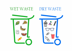 Waste Management: Segregation of Dry Waste & Wet Waste