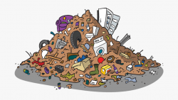 Community Pride Clean-up Week - Pile Of Garbage Drawing ...