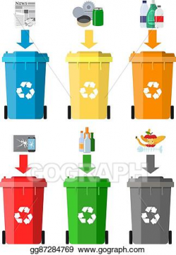 EPS Vector - Waste management concept. Stock Clipart ...