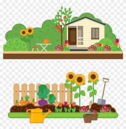 Gardening Set By Sabina-s - Garden Clipart, HD Png Download ...