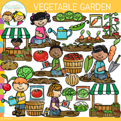 Vegetable Garden Clip Art , Images & Illustrations | Whimsy ...