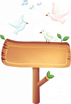 BIRDS WITH BLANK SIGN | CLIP ART - BLANK SIGNS - CLIPART | Pinterest ...