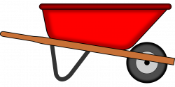 Wheelbarrow Tools Gardening Red PNG Image - Picpng