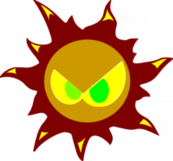 Angry Sun Clip Art at Clker.com - vector clip art online, royalty ...