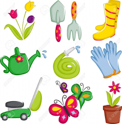 Gardening tools and equipment clipart 2 » Clipart Station