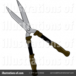 Gardening Shears Clipart #1058354 - Illustration by Pams Clipart