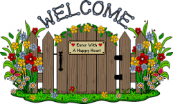 Welcome, Enter With A Happy Heart | Welcome Board | Garden ...