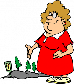 Cartoon Joke Gardening Clip art - Cartoon women 670*760 transprent ...