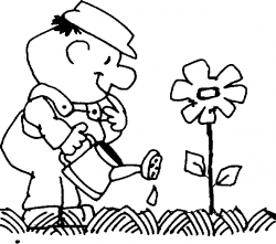 Free Gardening Clipart Black And White, Download Free Clip ...