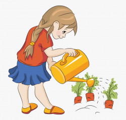 School Clipart Gardener - Watering Clipart #1360643 - Free ...