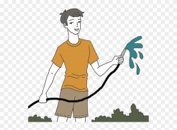 Garden Hose Dream Meaning - Person Holding A Water Hose ...