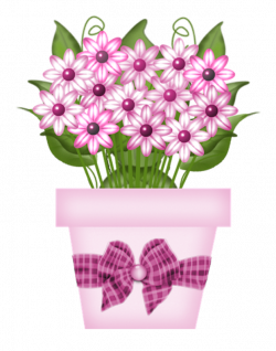 CH.B *✿*Spotted Potted Gardens | ~ Flowers Clipart ~ | Pinterest ...