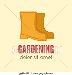 EPS Illustration - Garden center emblem or label, badge ...