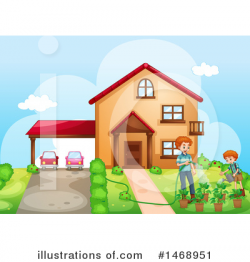 Gardening Clipart #1445891 - Illustration by Graphics RF