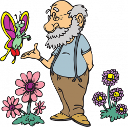 emeryt | Mężczyźni | Pinterest | Man flowers and Butterfly