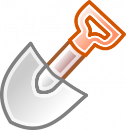 Shovel clipart hand shovel ~ Frames ~ Illustrations ~ HD images ...