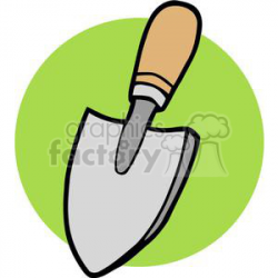 Small gardening shovel clipart. Royalty-free clipart # 379674