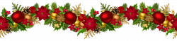 Christmas Decorative Garland PNG Clip Art Image | Gallery ...