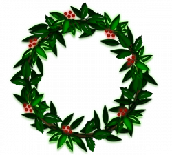 28+ Collection of Evergreen Garland Clipart | High quality, free ...