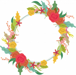 Floral design Wreath Flower Garland - Beautiful colored garlands ...