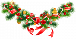 Christmas Garland Clipart – Merry Christmas And Happy New Year 2018