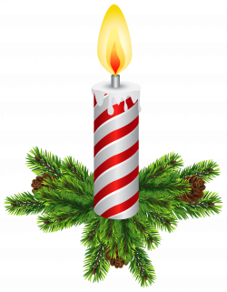 Christmas Candles Transparent PNG Clip Art | Gallery Yopriceville ...