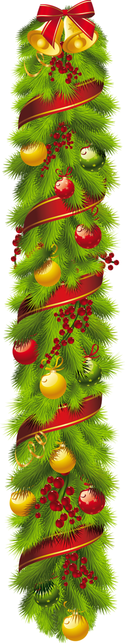 CHRISTMAS VERTICAL SWAG CLIP ART | CLIP ART - CHRISTMAS 1 - CLIPART ...