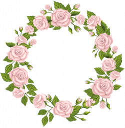 Roses Border Pink PNG Clip Art | AA Flores | Pinterest | Clip art