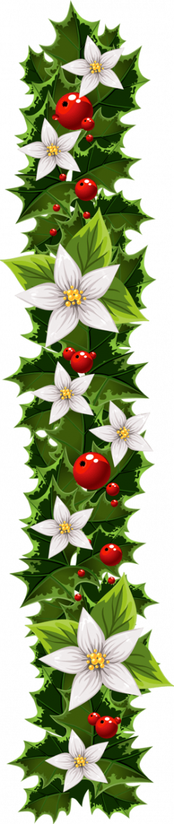 Free Christmas Garland Clip Art – Merry Christmas And Happy New Year ...
