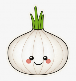 Banner Transparent Library Garlic Happy Free On - Cute Onion ...