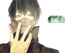 Anime boy: Gas Mask by lKoizumil on DeviantArt
