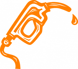 Service Station Gas Pump and Hose - Vector Image