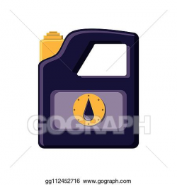 Vector Illustration - Gallon of gasoline icon. EPS Clipart ...