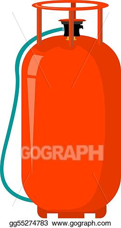 Stock Illustration - Gas cylinder. Clipart gg55274783 - GoGraph