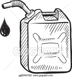 EPS Illustration - Gas can sketch. Vector Clipart gg62487342 ...