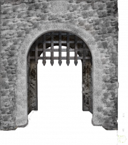 Medieval-castle-main-enter-gate-isolated-44864660 by lilmissxc on ...