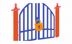 Gate Clip School - School Gate Clipart Png Free PNG Images ...
