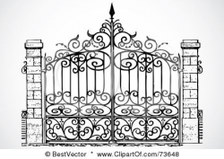 Royalty-Free (RF) Clipart Illustration of a Black And White ...