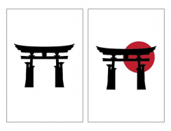 6+ Torii Gate Clipart | ClipartLook