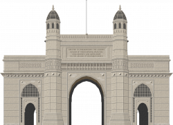 28+ Collection of Gateway Of India Line Drawing | High quality, free ...