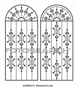 Wrought Iron Gate, Door, Fence, Window, Grill, Railing ...