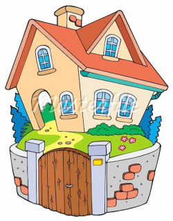 House gate clipart - Clip Art Library