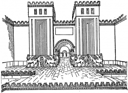 Khorsabad Palace Gate | ClipArt ETC