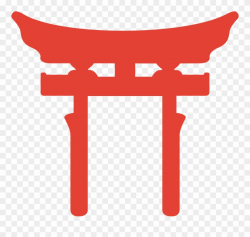Shrine Clipart Japanese Gate - Shinto Symbol - Png Download ...