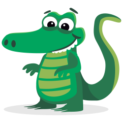 Alligator Clipart Black And White Images - Wallpaper HD Images