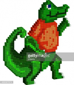Pixel Gator premium clipart - ClipartLogo.com
