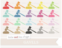 Gavel Clipart Graphics **GAVELS** ¨C This set includes ...