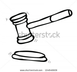 Gavel Drawing at PaintingValley.com | Explore collection of ...