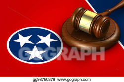 Stock Illustration - Tennessee legal system and law concept ...