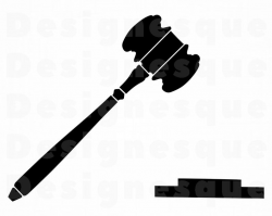 Gavel SVG #3, Justice Svg, Judge Svg, Court Svg, Law Svg, Gavel Clipart,  Gavel Files for Cricut, Cut Files For Silhouette, Dxf, Png, Vector